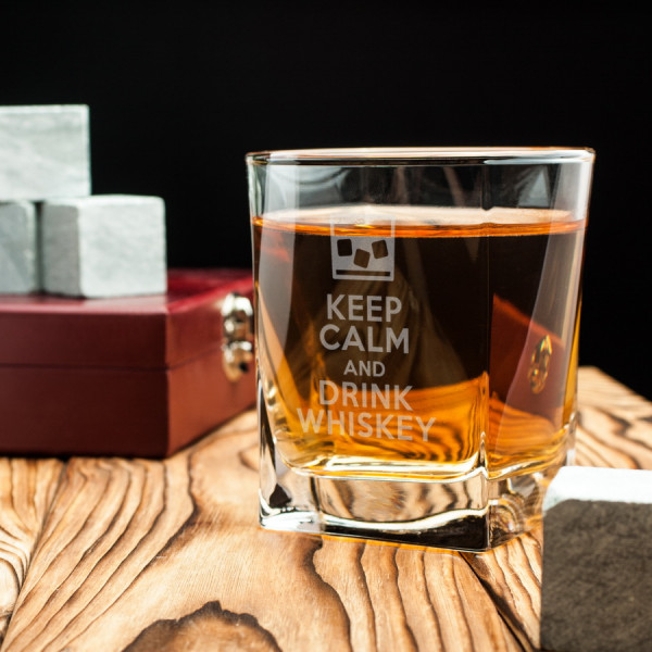 Стакан для виски "Keep calm and drink whiskey", фото 1, цена 240 грн